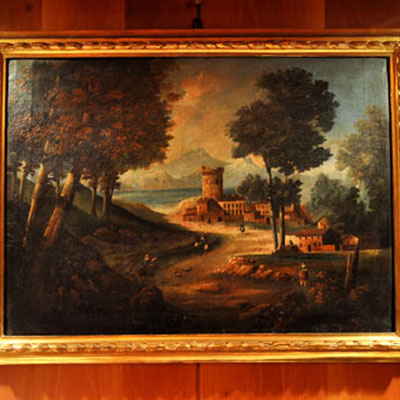  Anonimo artista Bolognese - Paesaggio - Fine '700